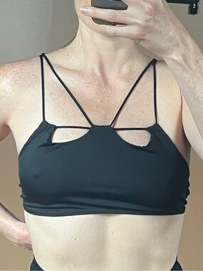 Beach Riot Black Strappy Cutout swimwear